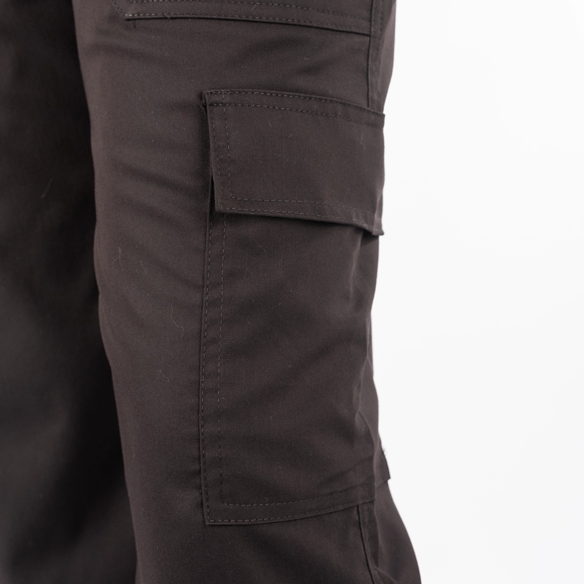 Pantalón Clínico Negro Área Médica Mujer Media Cintura Elasticada - Carla - Imagen 3