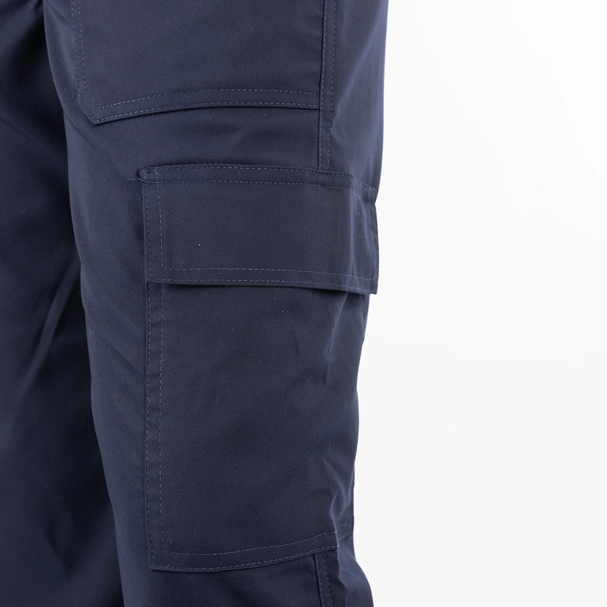 Pantalón Clínico Azul Marino Área Médica Mujer Media Cintura Elasticada - Carla - Imagen 3