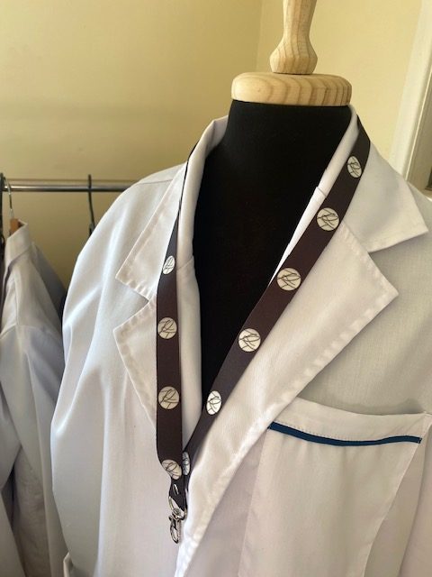 Lanyard Negro Área Médica