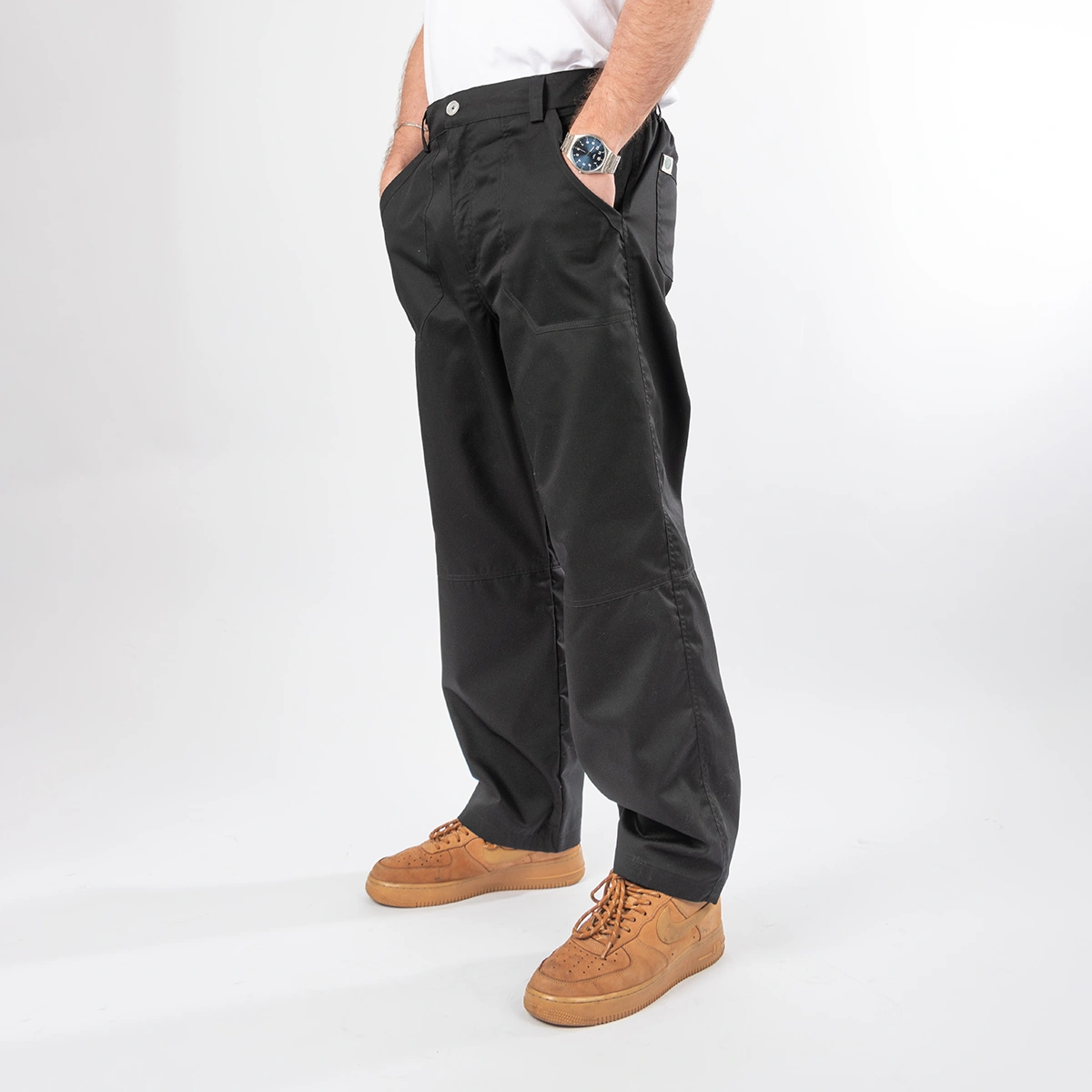 Pantalón Clínico color negro en Gabardina Lucas