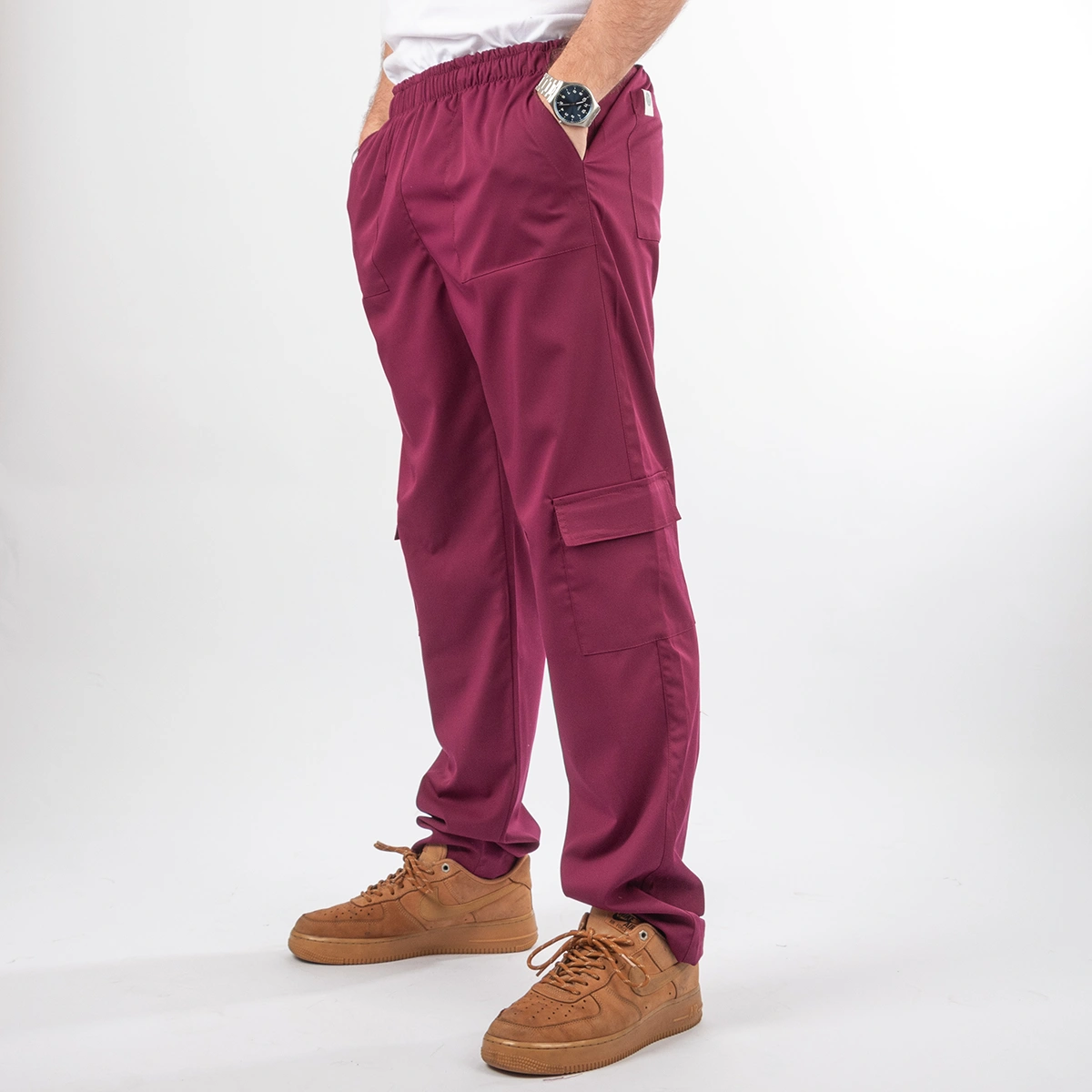 Pantalón Clínico color burdeo Modelo Benjamin