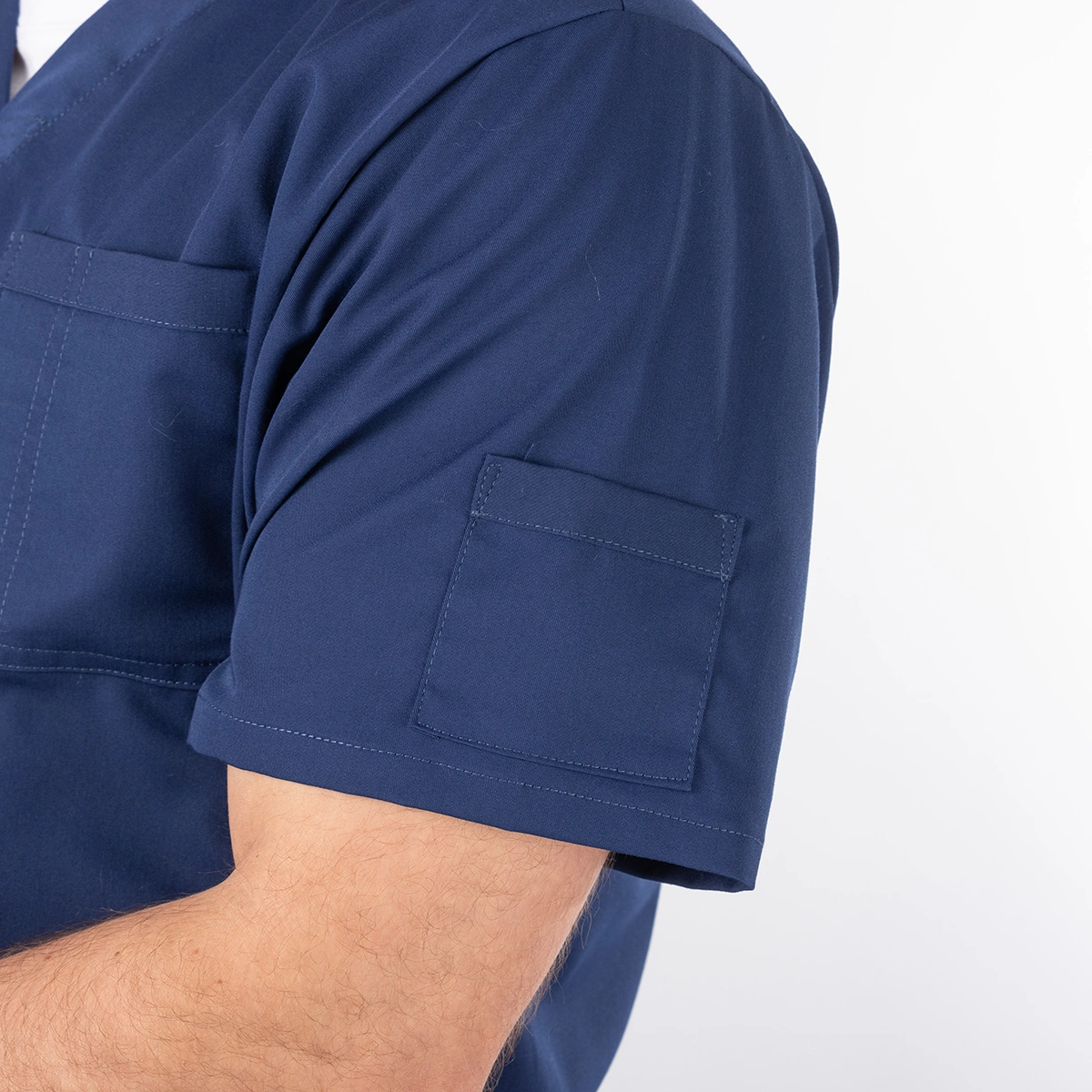 Polera Clínica Azul Francia Hombre Felipe