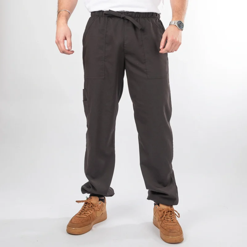 Pantalón Clínico Unisex Negro con puño