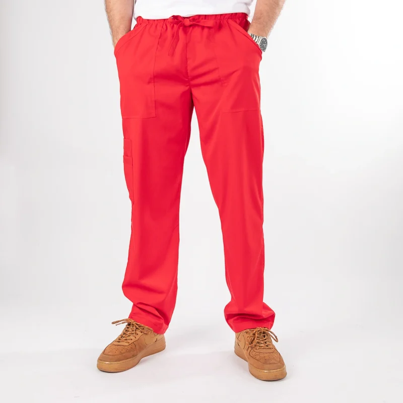 Pantalón Clínico Unisex rojo