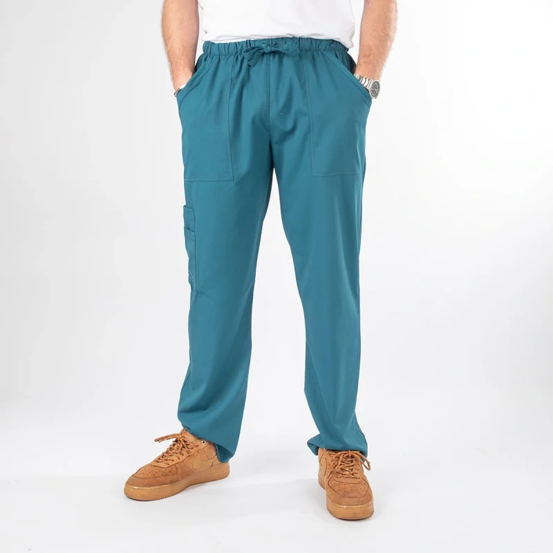 Pantalón Clínico Unisex Verde Petróleo