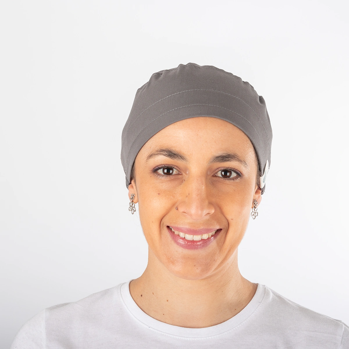 Gorro Clínico Gris Elástico