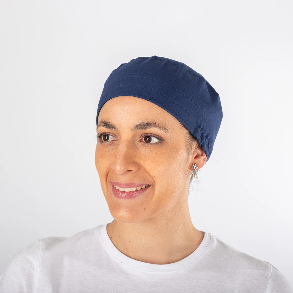 Gorro Clínico Azul Francia Área Médica Unisex con Elástico - Imagen 2