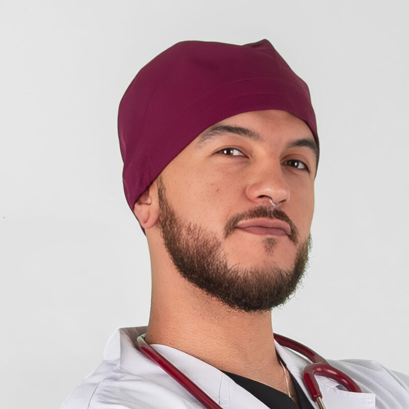 Gorro Clínico Burdeo Elástico