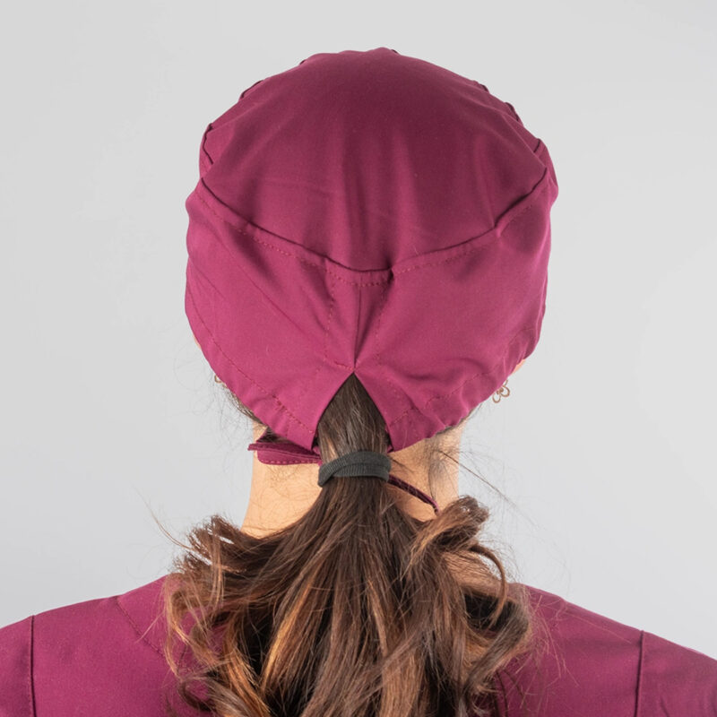 Gorro Clínico Burdeo Amarras