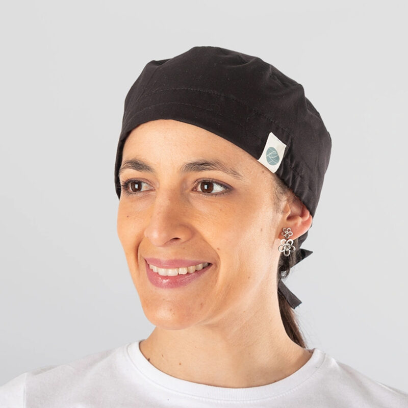 Gorro Clínico Negro Área Médica