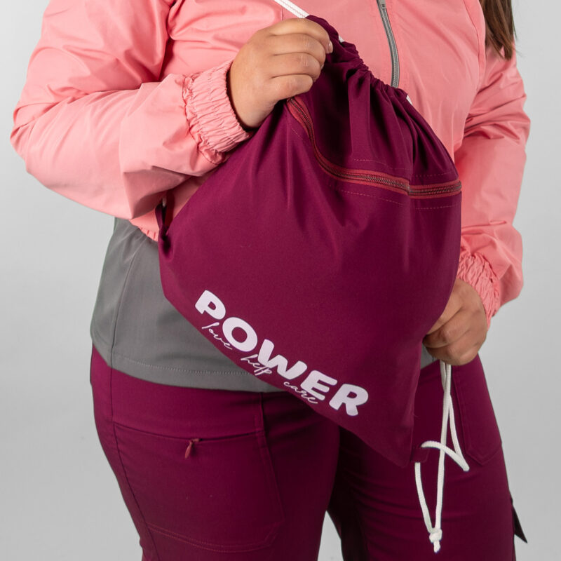 Bolso Clínico tipo Morral Burdeo