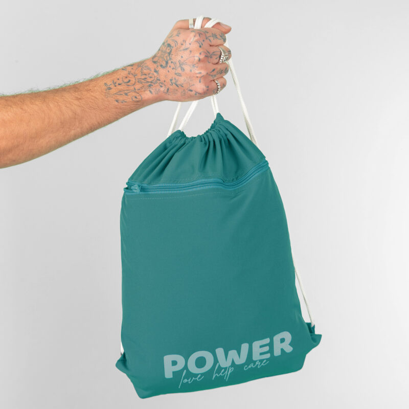 Bolso Clínico tipo Morral Verde Petróleo
