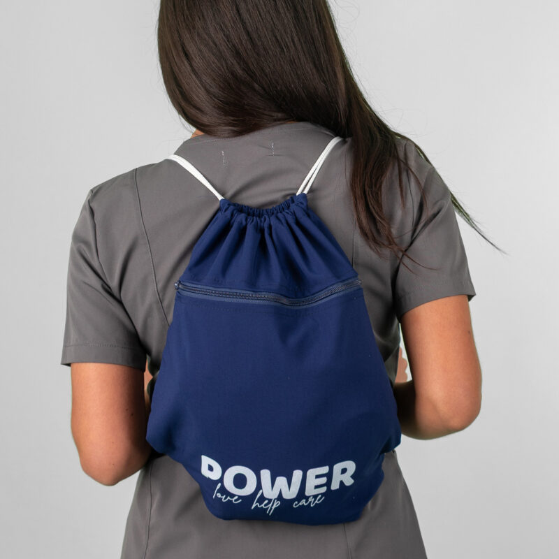 Bolso Clínico tipo Morral Verde Azul Francia